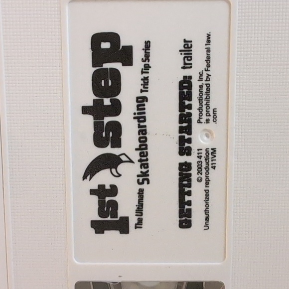 Skateboarding VHS Bundle 3 Tapes Adio One Step beyond Progression VM 4 1st Step - Picture 12 of 12